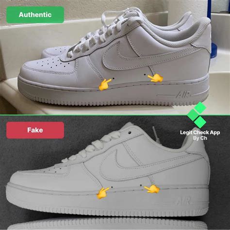 how do you know if nike air forces are fake|air force 1s fake shoes.